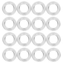 Argolas 27mm Incolor Plásticas Resistente Para Artesanato Em Geral 100 Peças