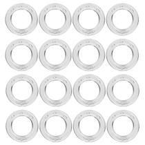 Argolas 27mm Incolor Plásticas Resistente Para Artesanato Em Geral 100 Peças