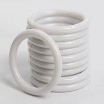 Argolas 35mm Plástica Branco Para Artesanato 30 Unidades