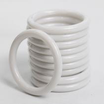 Argolas 35mm Plástica Branco Para Artesanato 30 Unidades