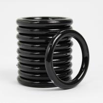 Argolas 35mm Plástica Preto Para Artesanato Multiuso Com 30 Unidades Argolas 35mm Plástica Preto Para Artesanato Multiuso Com 30 Unidades