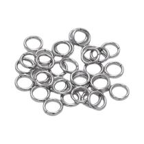 Argolas Abertas De Aço Inoxidável 3-25mm, Anéis De Conexão Para DIY Em Joalheria, 30-200 Peças