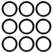 Argolas Anéis Plásticos 5cm Preto Para Artesanato Multiuso - 100 Peças