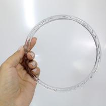 Argolas Aros Plásticos 15cm Transparente Para Artesanato Multiuso 100 Peças