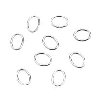 Argolas De Aço Inoxidável Ovaladas 100pcs 3x4/4x6/6x8mm Conectores Para Colares E Pulseiras DIY Argolas De Aço Inoxidável Ovaladas 100pcs 3x4/4x6/6x8mm Conectores Para Colares E Pulseiras DIY