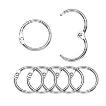 Argolas De Livro Revestidas De Níquel 20-88mm Tamanhos Variados Componentes De Joias Para Cadernos Argolas De Livro Revestidas De Níquel 20-88mm Tamanhos Variados Componentes De Joias Para Cadernos