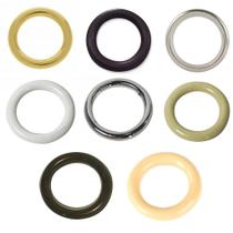 Argolas de PVC 19mm - Kit com 10 Unidades para Cortinas e Artesanatos