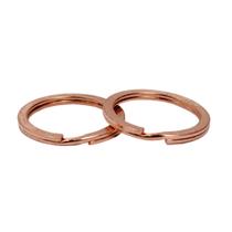 Argolas Italianas Reforçadas 28mm Rose Gold Para Chaveiros - 300 Peças