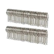 Argolas Metálicas Planas De 25mm, 50 Peças, Fivelas Redondas Lisas Para Cães, Chaveiros Argolas Metálicas Planas De 25mm, 50 Peças, Fivelas Redondas Lisas Para Cães, Chaveiros