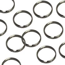 Argolas para Chaves Pepperell Braiding 2,5 cm Prata Pacote com 48 Argolas para Chaves Pepperell Braiding 2,5 cm Prata Pacote com 48