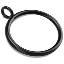 Argolas para Cortina AWTOK Metal Preto 40 Peças para Varão de 2,54 cm