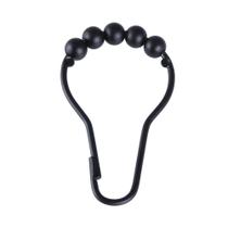 Argolas para Cortina de Banheiro Kingston Brass SRCR120 Preto Fosco 12 unidades