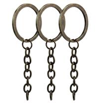 Argolas Para Montagem de Chaveiro 32mm Ouro Velho 10 Unidades