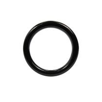 Argolas Plásticas Para Artesanato Colar 23mm Resistente Preto 10 Peças