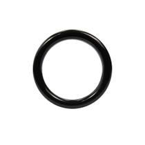 Argolas Plásticas Para Artesanato Colar 23mm Resistente Preto 10 Peças