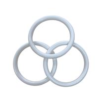 Argolas Plastico Para Cortina Varão 28mm Kit 10 Pçs