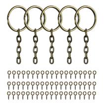 Argolas Reforçadas 23mm Ouro Velho Com Mini Pitão Rosqueável - 100 Unidades Argolas Reforçadas 23mm Ouro Velho Com Mini Pitão Rosqueável - 100 Unidades