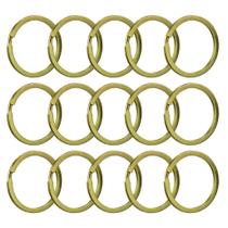Argolas Resistentes Italiana 28mm Para Chaveiros Dourada Com 500 Peças Argolas Resistentes Italiana 28mm Para Chaveiros Dourada Com 500 Peças