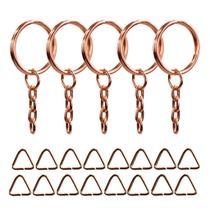 Argolas Rose 23mm Com Elos + Triângulos 8mm - 100 Uni Argolas Rose 23mm Com Elos + Triângulos 8mm - 100 Uni