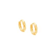 Argolinha em Ouro 18K Diamantada - AU10577 Argolinha em Ouro 18K Diamantada - AU10577