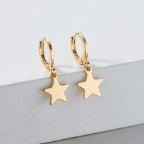 Argolinha estrela dourado