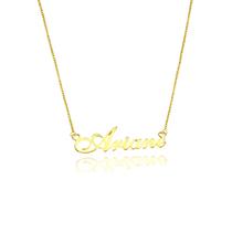 Ariane colar de nome folheado a ouro 18k Ariane colar de nome folheado a ouro 18k