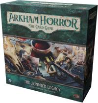 Arkham Horror O Jogo de Cartas A Expansão Dunwich Legacy Investigator do jogo de terror Jogo de Mistério Cooperativo Idade 14+ 1-2 Jogadores Tempo médio de jogo 1-2 horas Feito por Fantasy Flight Games