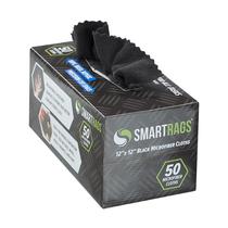 Arkwright Smart Rags in Box (pacote com 50) pano de limpeza de microfibra sem fiapos, sem arranhões e riscos, toalhas de lavagem dispensáveis para carros, vidros de janelas e oficinas de automóveis, 12 x 12 polegadas, pretas