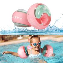 Arm Floaties LOOWARTS para crianças de 2 a 6 anos Pink Water Wings