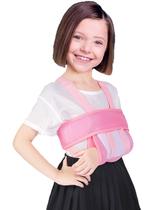 Arm Sling DouHeal Medical Kids para braços quebrados e ombros rosa Arm Sling DouHeal Medical Kids para braços quebrados e ombros rosa