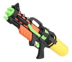 Arma De Água 41cm Em Plástico Verão Praia Infantil Revolver