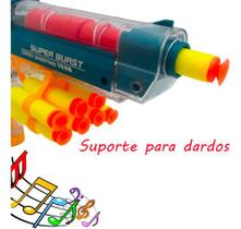 Arma De Brinquedo Com Dardos E Capsulas Estilo Nerf