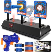 Arma de Brinquedo de Dardos Elétrica KKONES com Reinicialização Automática de Pontuação - Compatível com Nerf