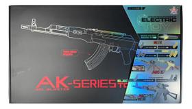 Arma De Gel Ak 74u Elétrico Com 5.000 Bolinhas Preto Arma De Gel Ak 74u Elétrico Com 5.000 Bolinhas Preto