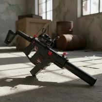 Arma De Gel Smg Kriss Vector Elétrica Com 5.000 Bolinhas Preto Arma De Gel Smg Kriss Vector Elétrica Com 5.000 Bolinhas Preto