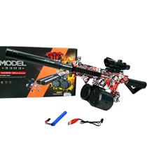 Arma De Gel Snake Bullet Gun Elétrica Com 5.000 Bolinhas Vermelho Arma De Gel Snake Bullet Gun Elétrica Com 5.000 Bolinhas Vermelho
