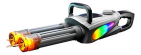 Arma Elétrica Lançadora De Água Minigun Com Led