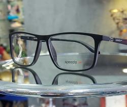 Armação acetato speedo preta modelo esportivo