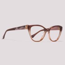 Armação Ana Hickmann Duo Fashion Marrom Ana8 C01 Tamanho 53