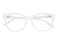 Armação armação de óculos Feminina Gatinho Kessy Branca - Palas Eyewear