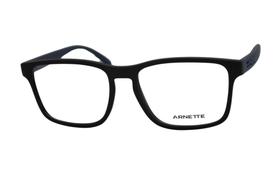 Armação arnette an 7232 2893 56 preto fosco