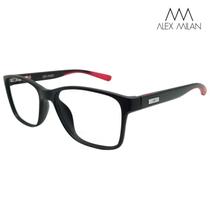 Armação De Grau Alex Milan Oculos Quadrado 3035 C2