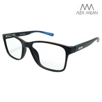 Armação De Grau Alex Milan Oculos Quadrado 3035