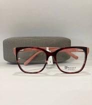 Armação de grau Bulget modelo 7189 cor marsala e rosa Armação de grau Bulget modelo 7189 cor marsala e rosa