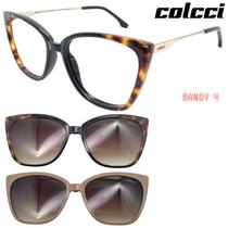 Armação de Grau Colcci Bandy 4 6188 AFR com 2 clipons nt