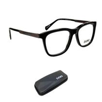 Armação de Grau Evoke EVK RX78 A11 Black Shine Black Matte