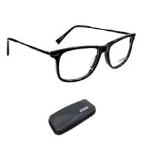 Armação de Grau Evoke For You DX150 A01 Black Shine Total