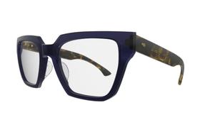 Armação de grau hb ecobloc 0486 matte blue classical havana