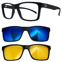 Armação De Grau Hb Switch 0339 com 2 Clipons - Escolha Armação De Grau Hb Switch 0339 com 2 Clipons - Escolha