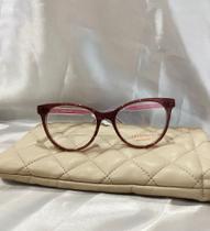 Armação de grau Hickmann modelo Bromelia 2 cor rosa